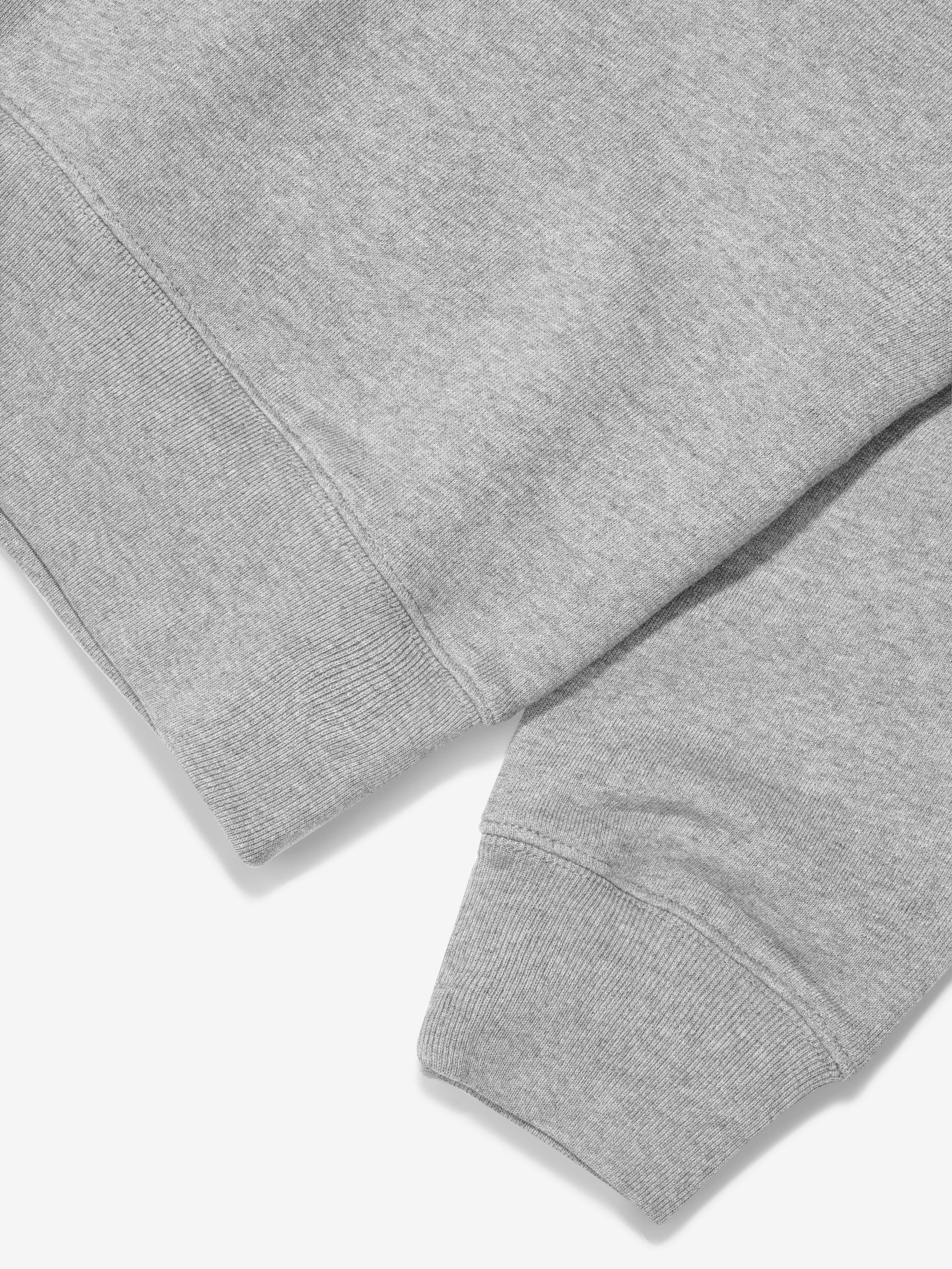 Acne Studios Kids Crew Neck Sweatshirt in Grey