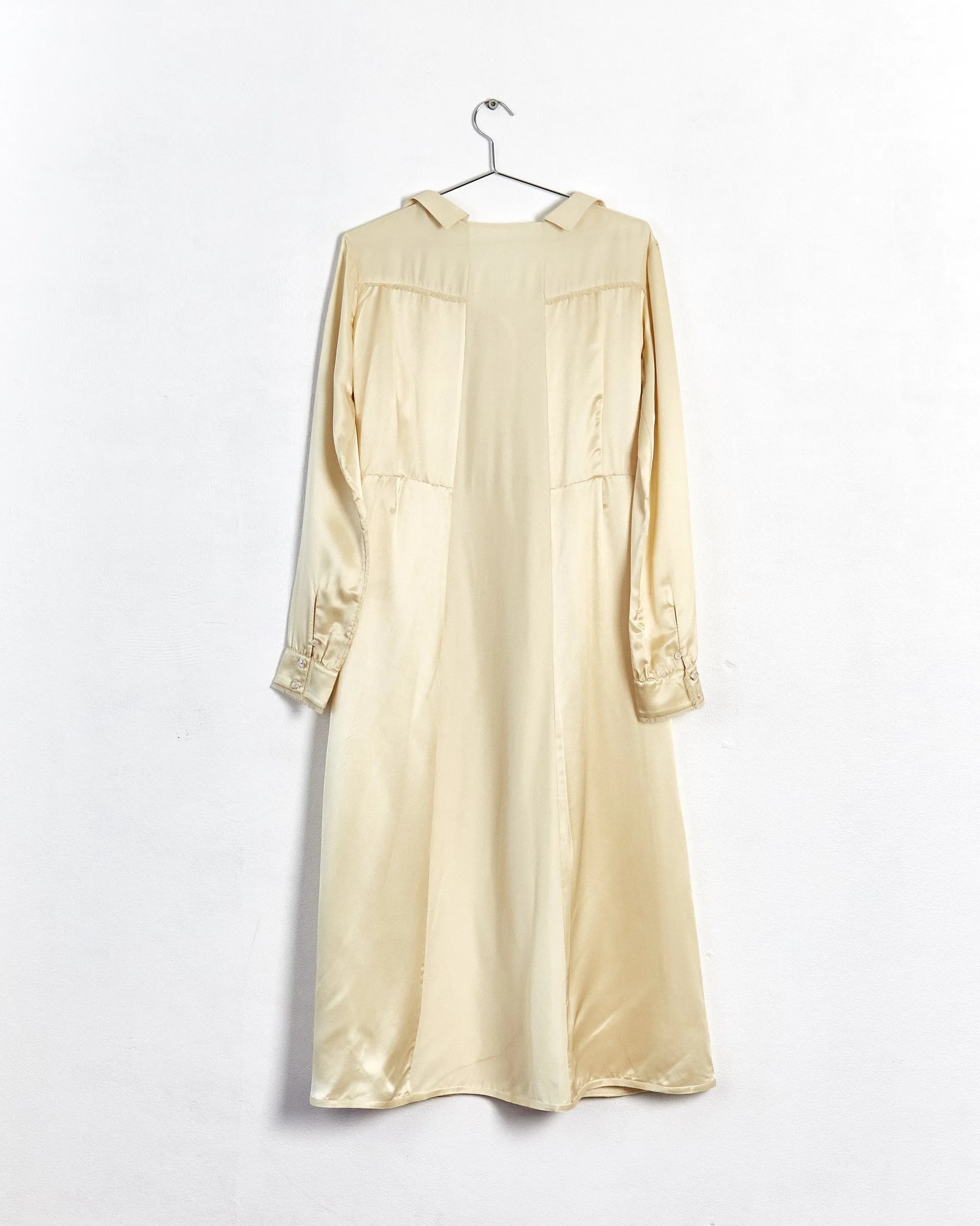 Acne Studios long sleeve dress, lemon, 8