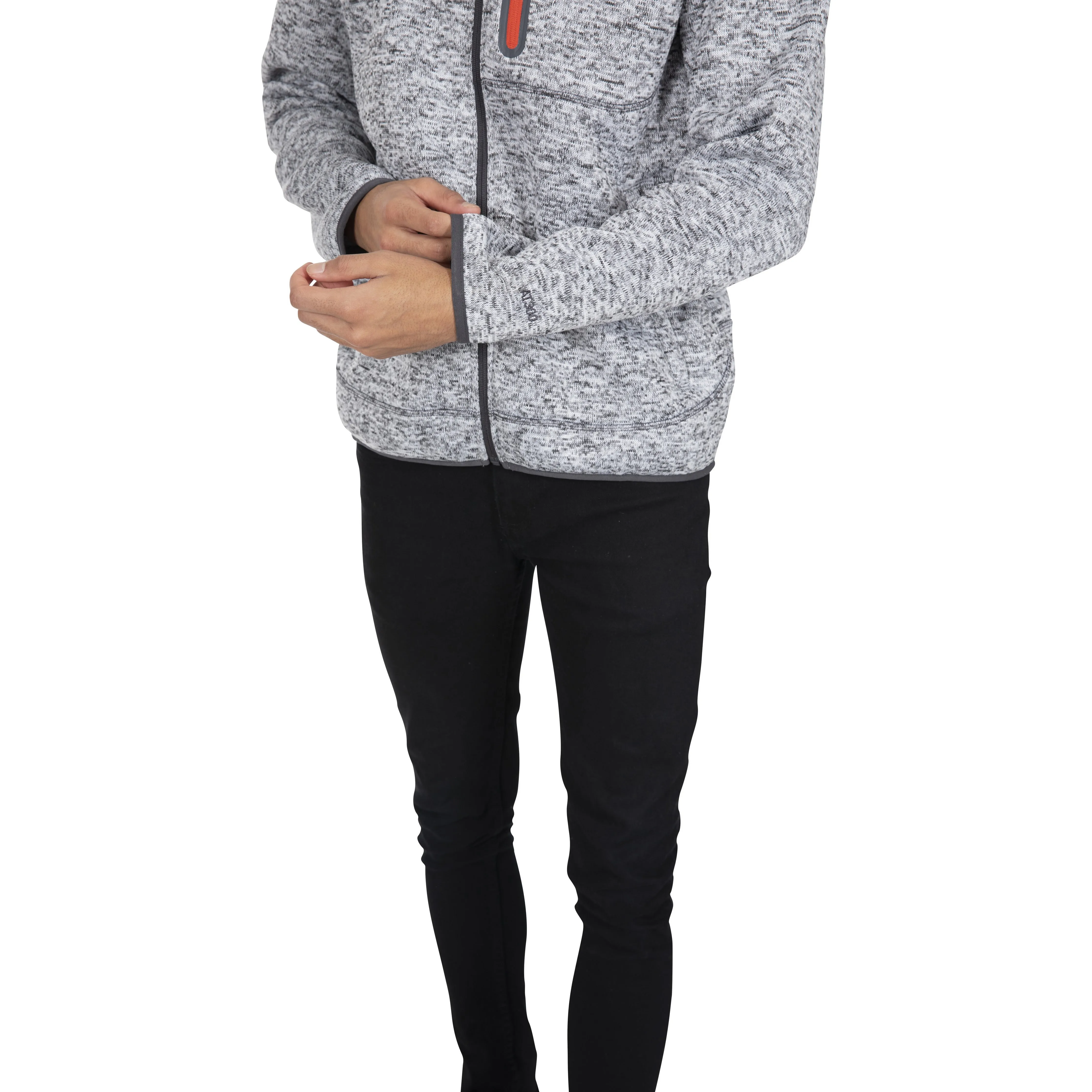 Bingham - Mens Fleece Jacket - Grey Marl