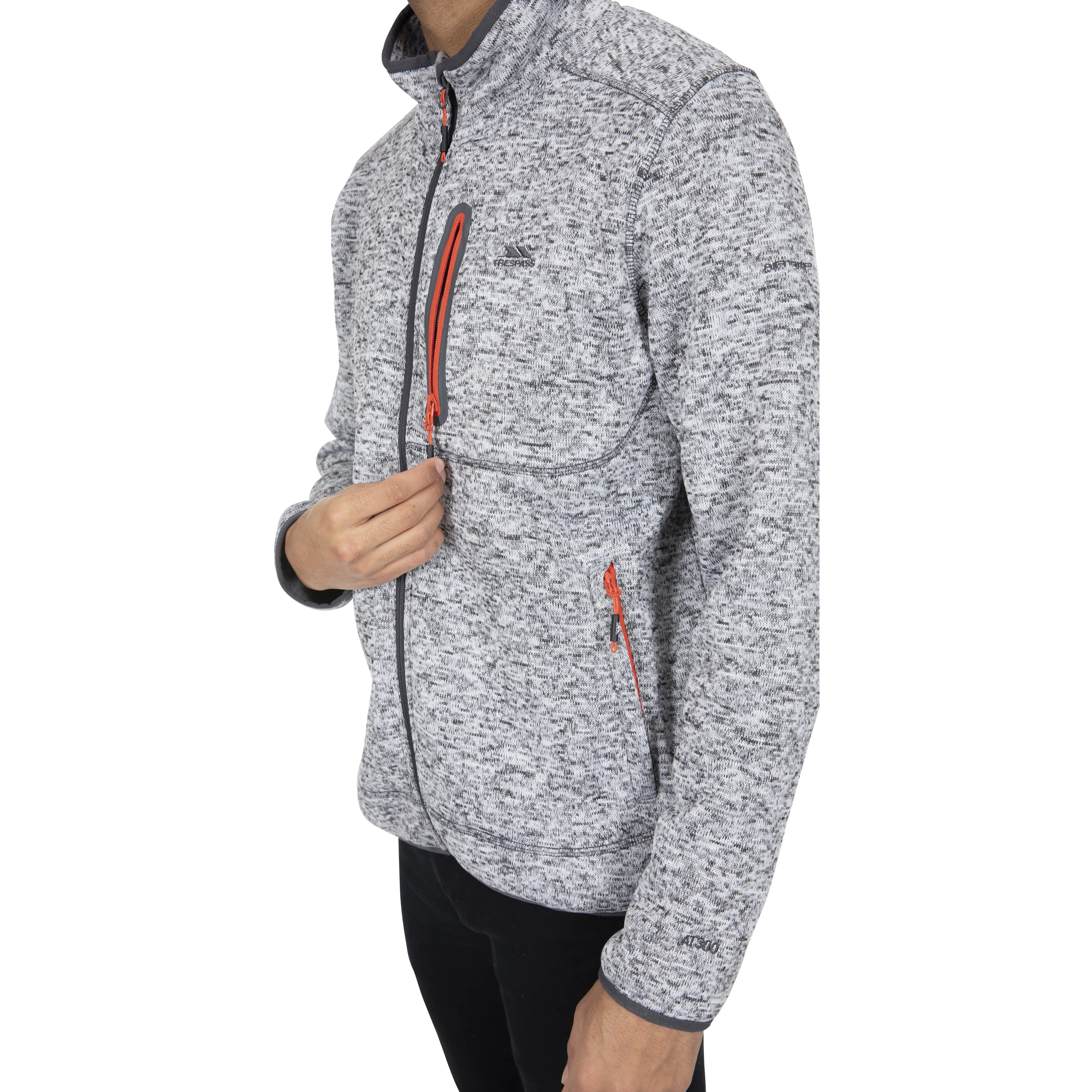 Bingham - Mens Fleece Jacket - Grey Marl