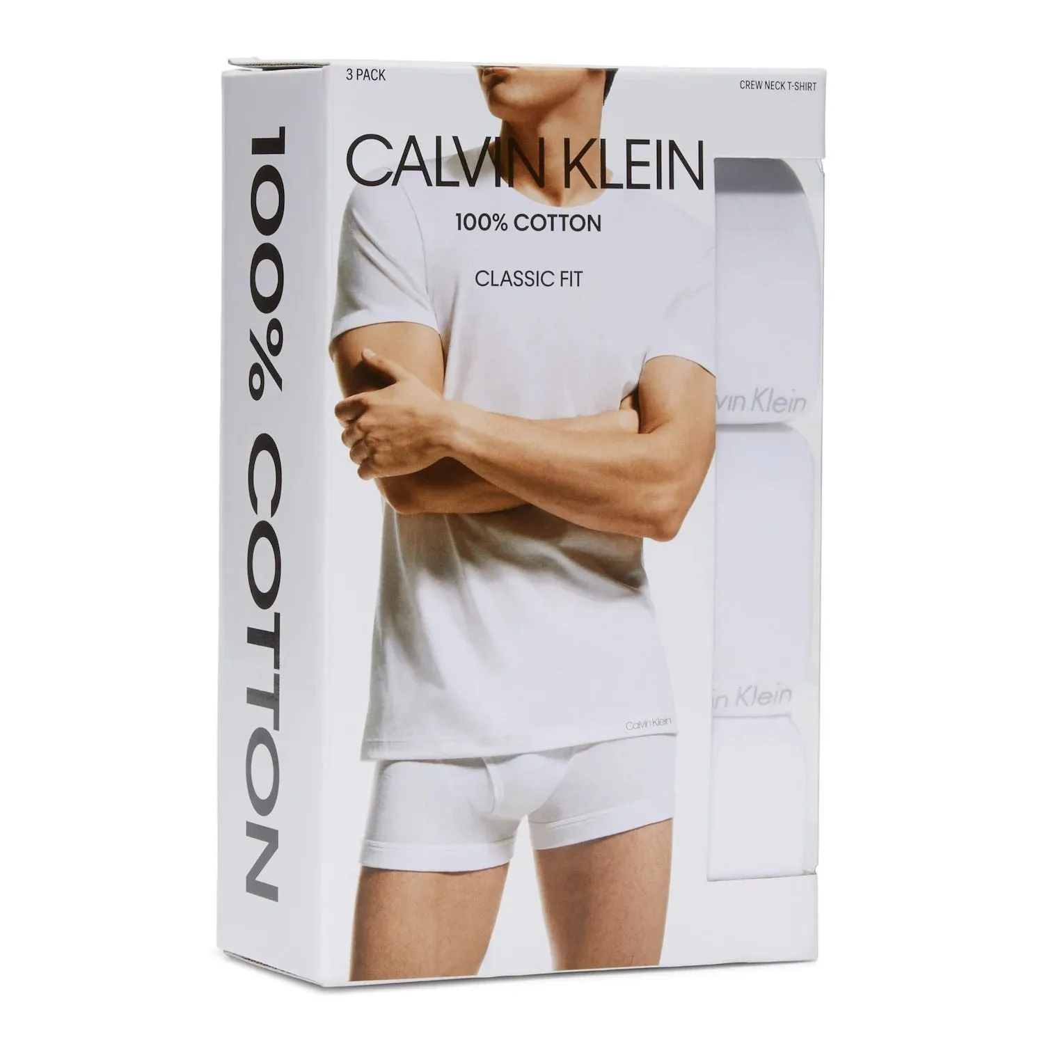 Calvin Klein Men's Crew Neck T-Shirt 3 Pack