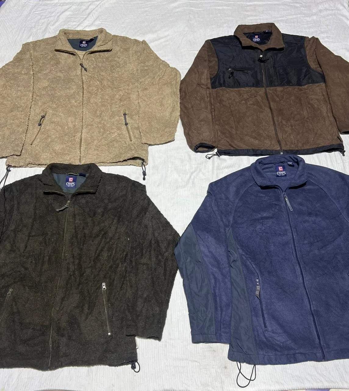 chaps fleece jackets (16) piece