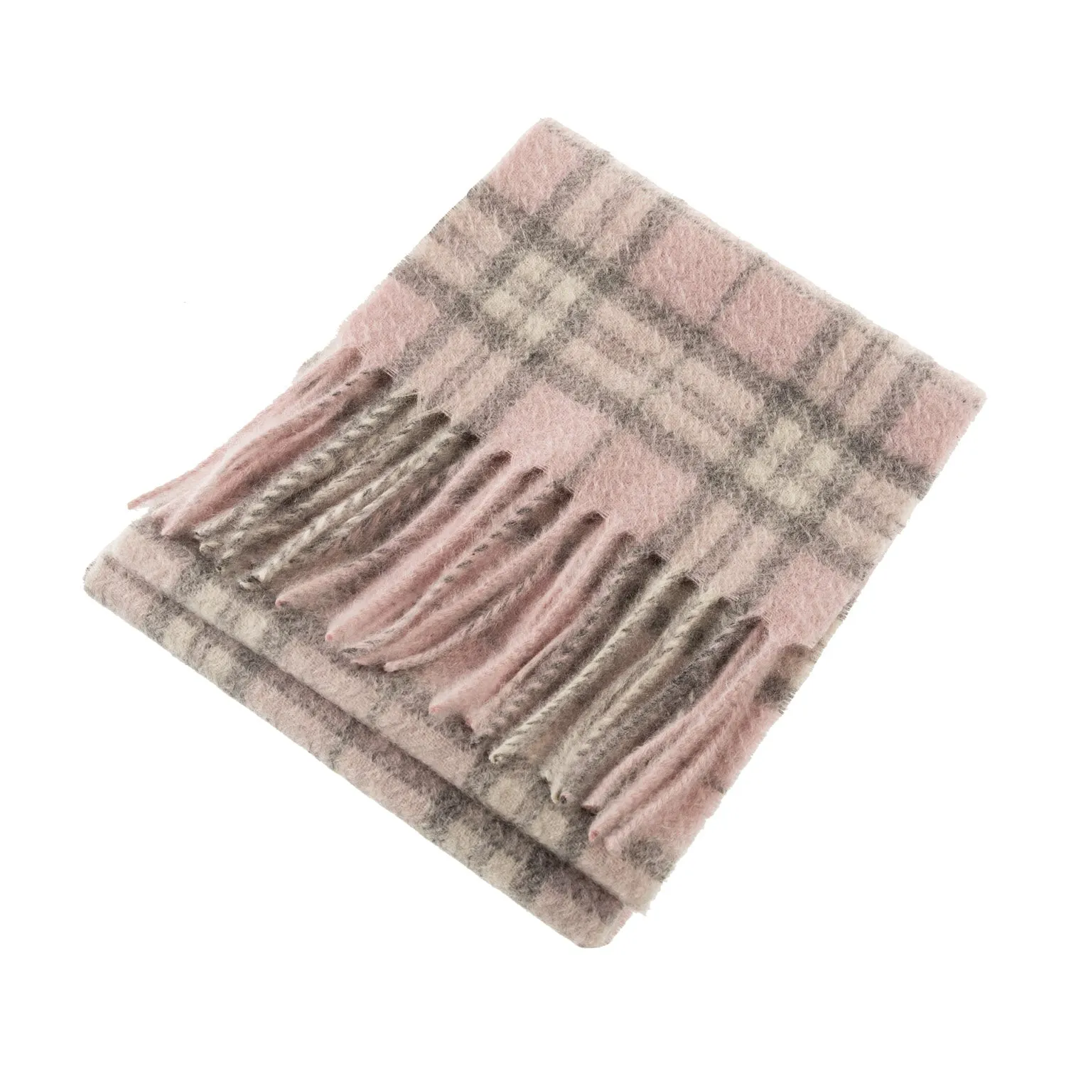 Edinburgh Cashmere Mini Scarf  Thomson Pale Pink