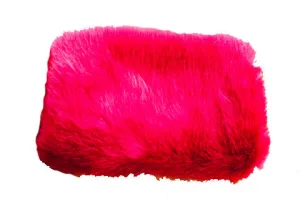 Fuchsia Fuzzy Hand Muff