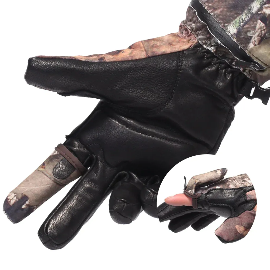 Savior Thick Camo Heated Gloves For Hunting ｜Water Resistant Rechargeable Battery Powered Gloves