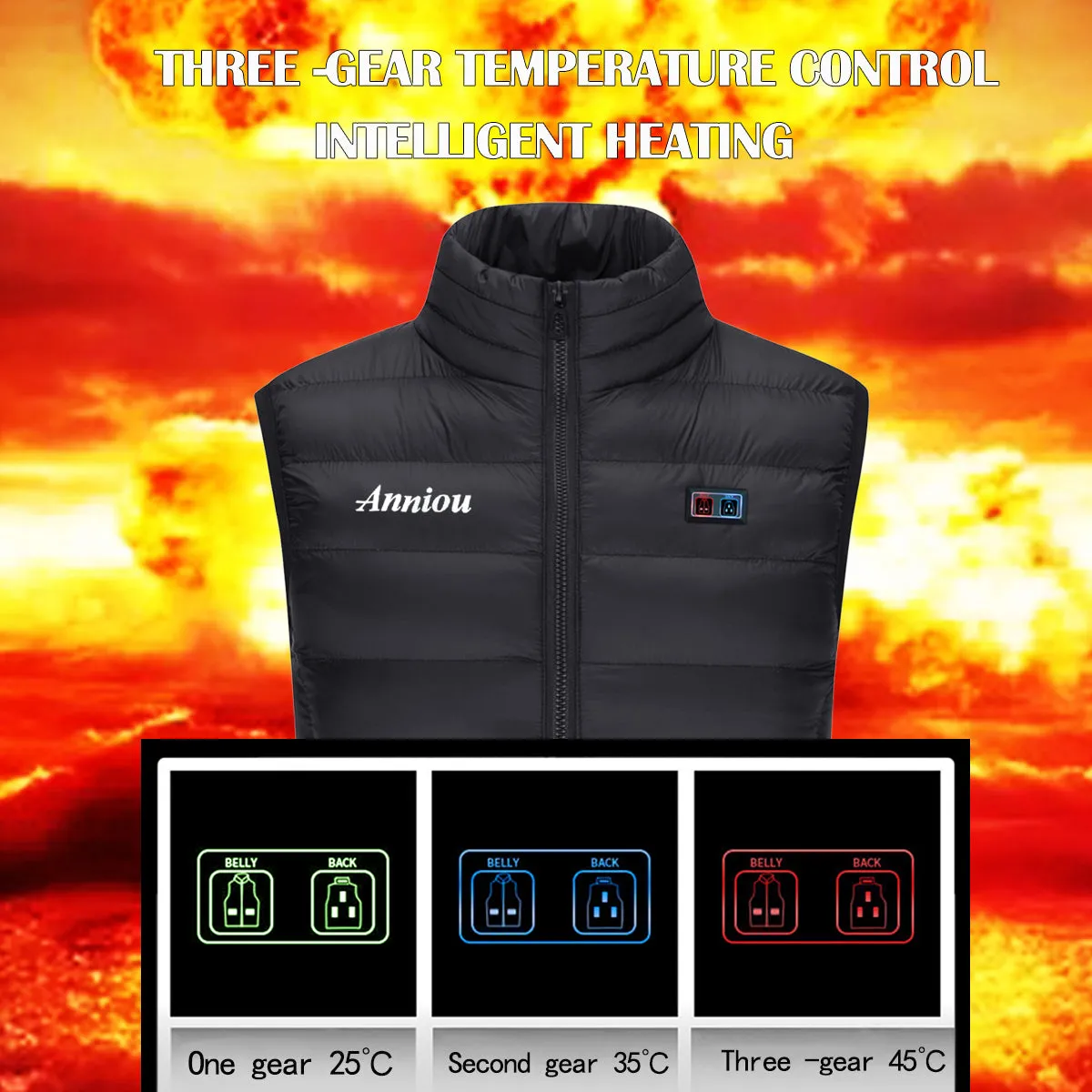 Women's Dual Switch Heated Gilet